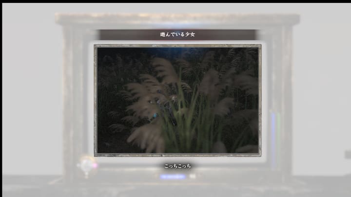 遊んでいる少女